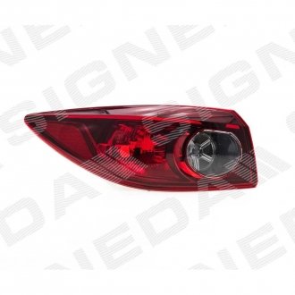 Фото автозапчасти задний фонарь MAZDA 3, 14 - 17 (B45A51160B) SIGNEDA ZMZ191309L