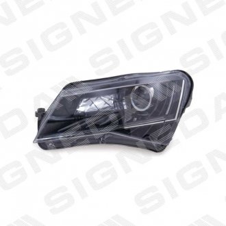 Фото автозапчастини передня фара ел. управління, Bi-Xenon, Led, SKODA SUPERB, 15 - 24 (3V1941017A) SIGNEDA ZSD111514OL (фото 1)