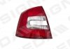 Фото автозапчасти задний фонарь Depo, 4DR, SDN, (09-), червоний, ECE SKODA OCTAVIA, 09 - 13 (1Z9945111B) SIGNEDA ZSD1918L (фото 1)