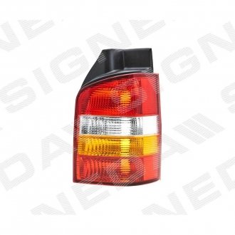 Фото автозапчасти задний фонарь 1 двері, зовнішній VW TRANSPORTER T5, 04 - 09 (7H0945096G) SIGNEDA ZVG1985R