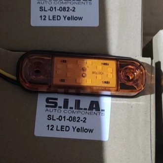 Фото автозапчастини ліхтар бокового габариту LED (жовтий) Sila ОГ-40