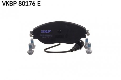 Колодки гальмівні дискові (комплект 4 шт) SKF VKBP 80176 E (фото 1)