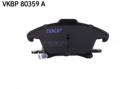 Колодки гальмівні дискові (комплект 4 шт) SKF VKBP 80359 A (фото 1)