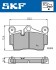 Фото автозапчастини комплект гальмівних колодок, дискове гальмо SKF VKBP 90378 (фото 1)