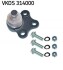 Фото автозапчасти sworzeс wah. FORD COUGAR/MONDEO I/MONDEO I Estate/MONDEO I Saloo SKF VKDS314000 (фото 1)