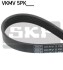 Фото автозапчасти поликлиновый ремень (5PK1545) SUZUKI GRAND VITARA I, GRAND VITARA II 2.0 03.98-02.15 SKF VKMV 5PK1545 (фото 1)