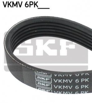 Поликлиновый ремень (6PK1139) FIAT BRAVO I, COUPE, MAREA; LANCIA LYBRA 2.0/2.4 10.95-10.05 SKF VKMV6PK1139