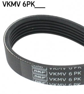 Поликлиновый ремень (6PK1570) SUZUKI GRAND VITARA I 2.0D 07.01-09.05 SKF VKMV6PK1570