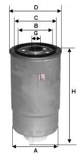 Топливный фильтр SOFIMA S4394NR