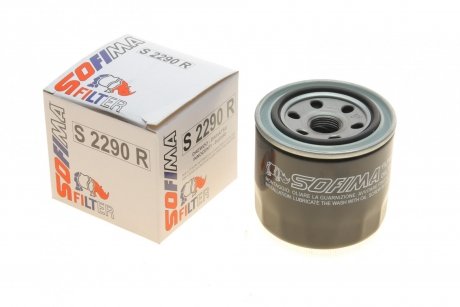Фільтр масляний Daewoo Matiz 0.8 95-/Suzuki Jimny/Swift 1.0-1.3 83-01 SOFIMA S 2290 R (фото 1)