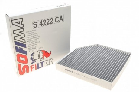 Фильтр салона Audi A6/A7/A8 10- (угольный) SOFIMA S 4222 CA