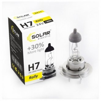 Галогенова лампа H7 +30% 24V SOLAR 2417 (фото 1)
