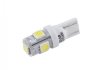 Фото автозапчастини світлодіодні LED автолампи Premium Line 12V T10 W2.1x9.5d 5SMD 5050 white блістер 2шт SOLAR SL1330 (фото 2)