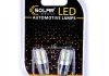 Фото автозапчасти светодиодные LED автолампы Premium Line 12V T10 W2.1x9.5d 10SMD 3030 SSC 10W 250lm CANBUS white блистер 2шт SOLAR SL1342 (фото 1)