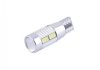Светодиодные LED автолампы Premium Line 12V T10 W2.1x9.5d 10SMD 5730 + lens CANBUS white блистер 2шт SOLAR SL1348 (фото 2)