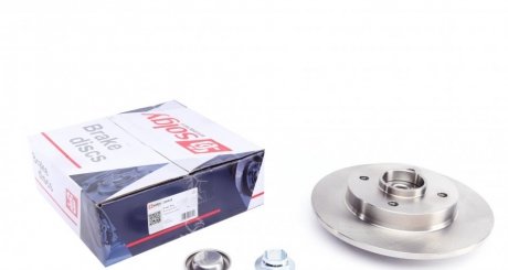 Диск тормозной (задний) Citroen C4 II/Peugeot 308 08- (249х9) (+ABS) (с подшипником) SOLGY 208026