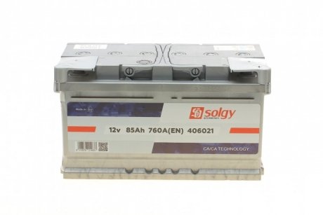 Акумуляторна батарея 85Ah/760A (315x175x175/+R) SOLGY 406021