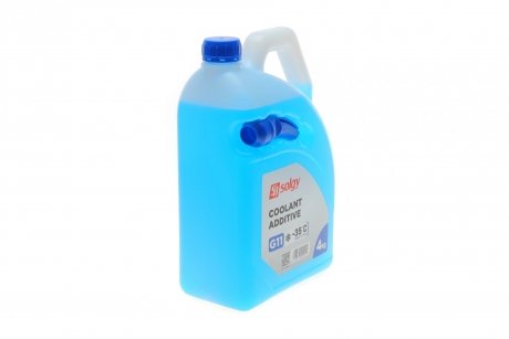 Антифриз (синій) G11 (4kg) (-35°C готовий до застосування) SOLGY 503002 (фото 1)
