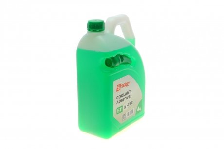 Антифриз (зелений) G11 (4kg) (-35°) (готовий до застосування) SOLGY 503005