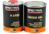 Фото автозапчастини грунт епоксидний UNDER 385 + затверджувач H6985 0,8л+0,8л Spectral 87262 (фото 1)