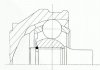 Шарнир приводного вала левый/правый (31z/28z/57мм) FORD TOURNEO CUSTOM V362 TRANSIT CUSTOM V362 TRANSIT V363 SPIDAN 36111 (фото 2)