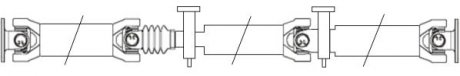 Фото автозапчасти приводной вал (2211 мм) MERCEDES SPRINTER 3-T (B906), VIANO (W639), VITO / MIXTO (W639), VITO (W639) 2.0D/2.2D 09.03- SPIDAN GKNP30010