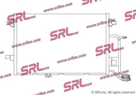 Фото автозапчастини радіатор кондиціонера SRLine 1326K8C4S