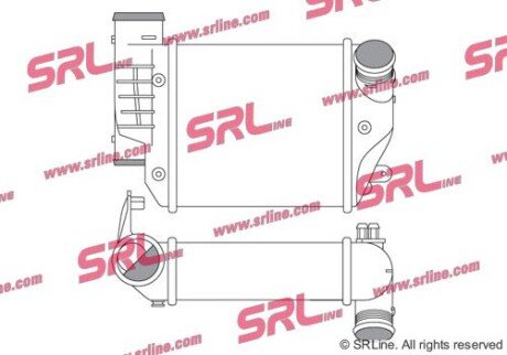 Фото автозапчастини інтеркулер SRLine 1338J82