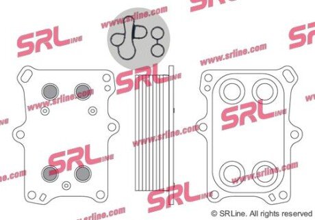Фото автозапчастини масляний радіатор SRLine 1425L81