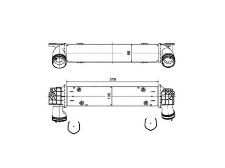 Фото автозапчасти радіатори повітря (Інтеркулери) 1 E87, 04- SRLine 2001J83