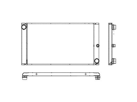 Фото автозапчастини радіатори охолодження 5 E60/E61 03- SRLine 2017086