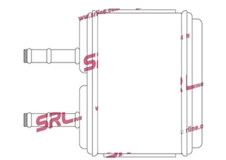 Фото автозапчасти радіатор пічки SRLine 2901N81