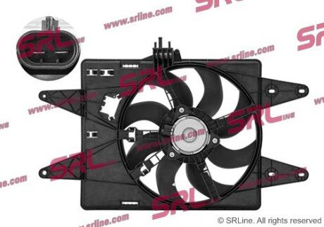 Фото автозапчасти вентилятор радіатора SRLine 304023W3S