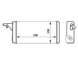 Фото автозапчастини радіатори обігріву DAILY 85-89 / 89-96 SRLine 3050N81