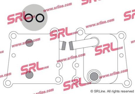 Фото автозапчасти радіатор мастила SRLine 3201L82 (фото 1)