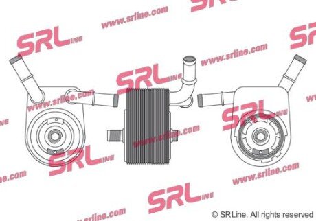 Фото автозапчасти chłodnica oleju SRLine 3202L88 (фото 1)