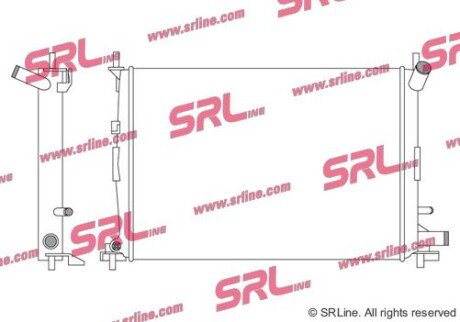 Фото автозапчасти chłodnica wody SRLine 3210085