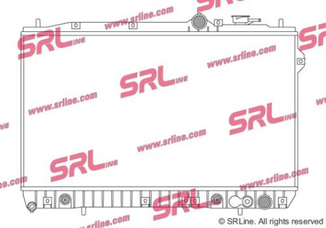 Фото автозапчасти радіатори охолодження LANTRA 91-95/ 96- SRLine 4010081