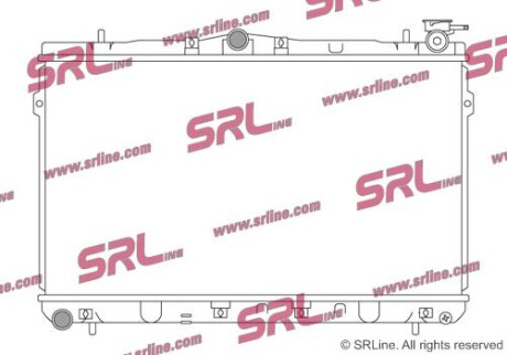 Фото автозапчастини радіатори охолодження LANTRA 91-95/ 96- SRLine 4011081