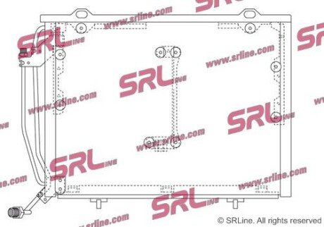 Фото автозапчасти радіатор кондиціонера SRLine 5002K8C2S