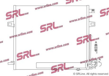 Фото автозапчастини радіатор кондиціонера SRLine 5045K8C1S