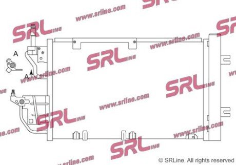 Фото автозапчастини радіатор кондиціонера SRLine 5509K8C5S