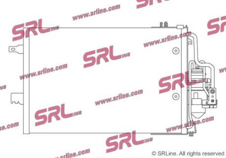 Фото автозапчасти радіатор кондиціонера SRLine 5557K8C3S