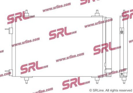 Фото автозапчасти радіатор кондиціонера SRLine 5711K8C1S