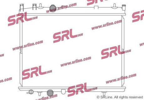 Фото автозапчасти радіатор системи охолодження SRLine 57230810