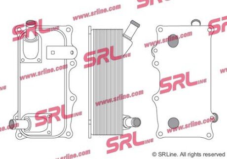 Фото автозапчасти радіатор мастила SRLine 5821L81