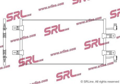 Фото автозапчасти радіатор кондиціонера SRLine 6027K8C2S