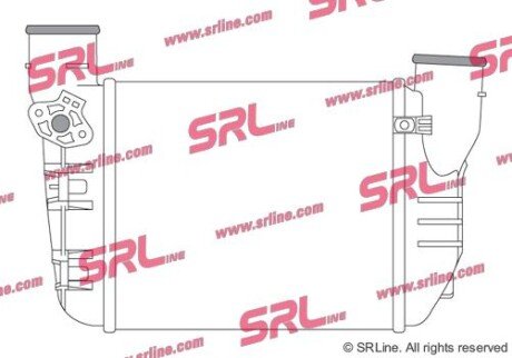 Фото автозапчасти інтеркулер SRLine 6740J81