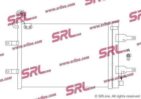 Фото автозапчасти радіатор кондиціонера SRLine 6913K8C1S