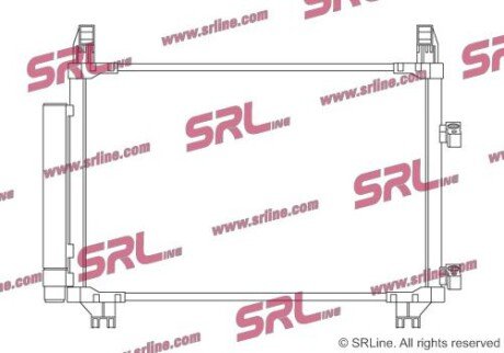 Фото автозапчасти радіатор кондиціонера SRLine 8105K8C2S